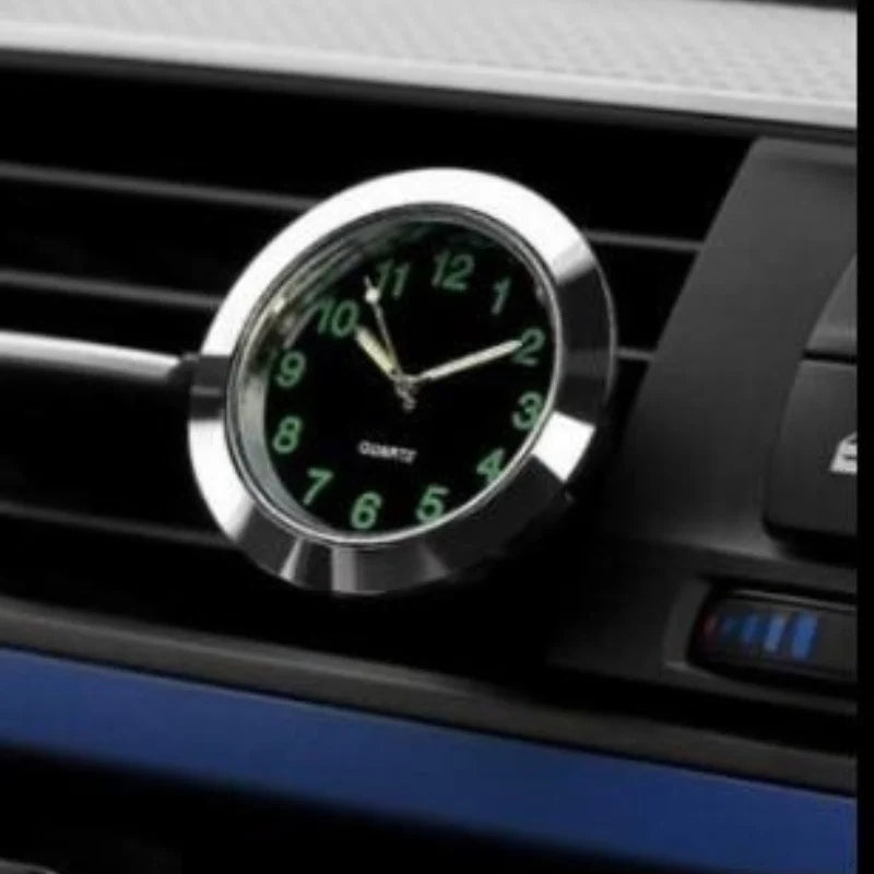 AutoTime Mini Rund Analog Klokke for Bilinteriør