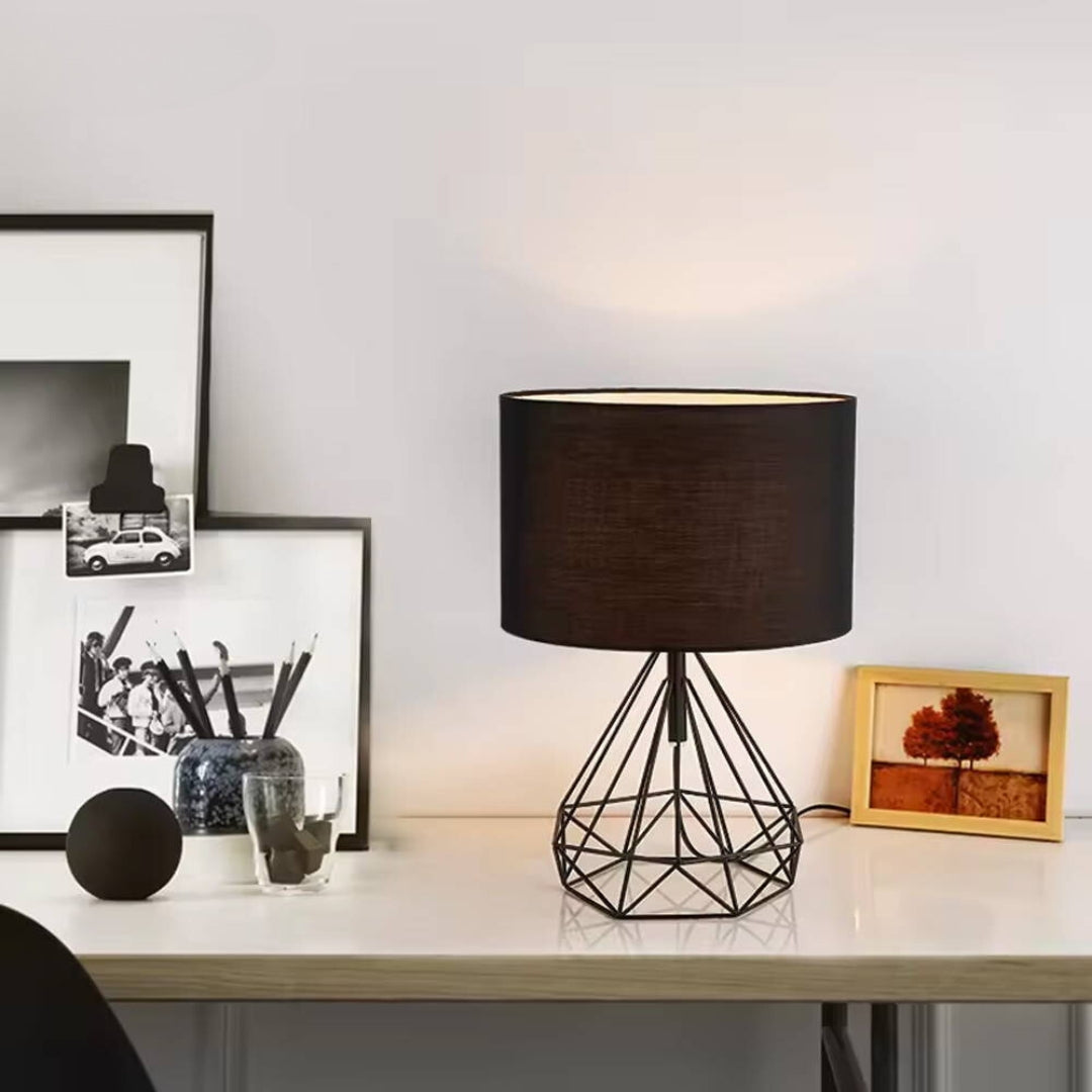 Moderne geometrisk trådlampe