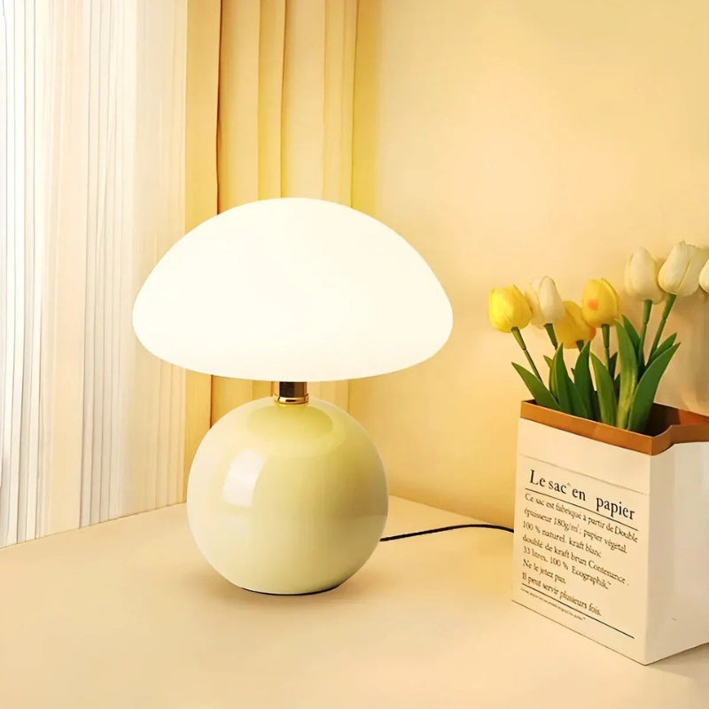 GlowCap - Moderne soppformet bordlampe