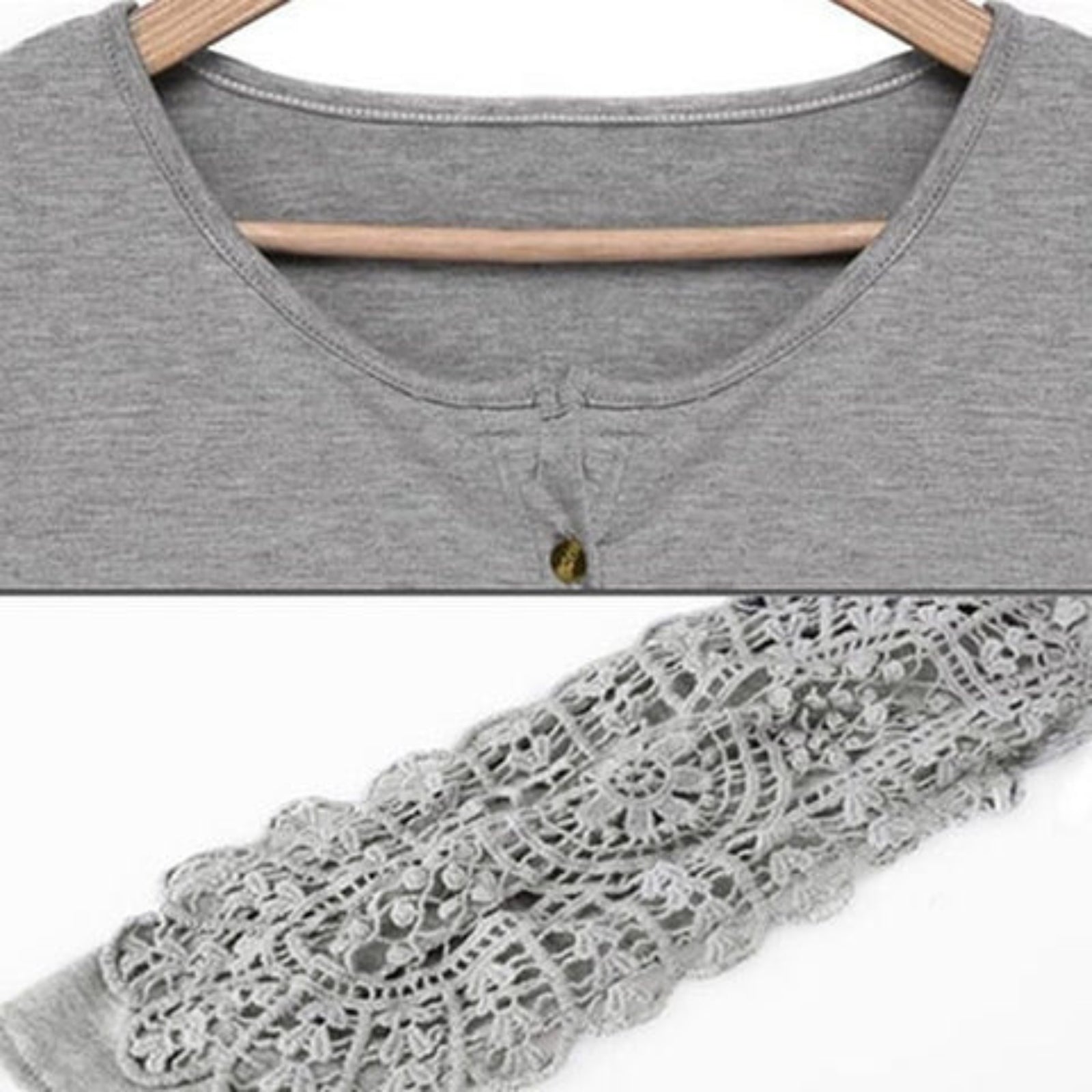 Larah - Tidløs elegant bluse med blondermer