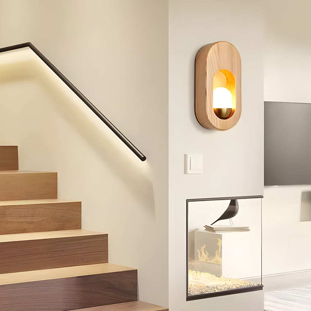 Glow - Moderne, buet vegglampe med mykt LED-lys