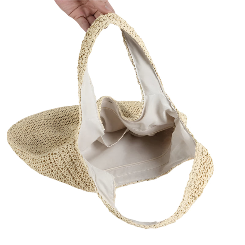 Emilie - Lett skulderveske med stor kapasitet og fast stropp