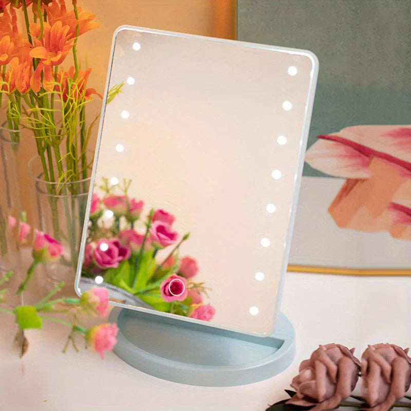 LumiTouch LED-sminkespeil med berøringskontroll – Perfekt belysning for feilfri sminke
