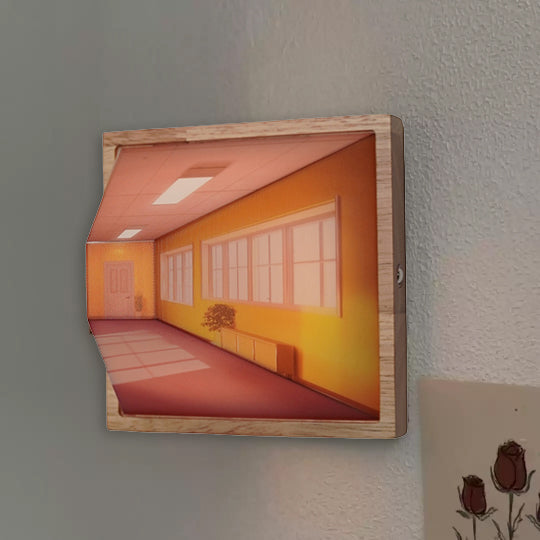 ArtGlow - vegglampe med optisk illusjon i 3D