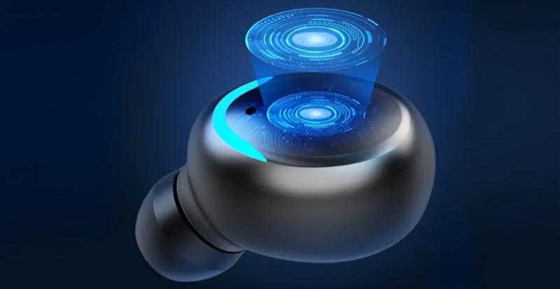 F9 TWS trådløse ørepropper: Hi-Fi stereolyd og LED-ladeveske