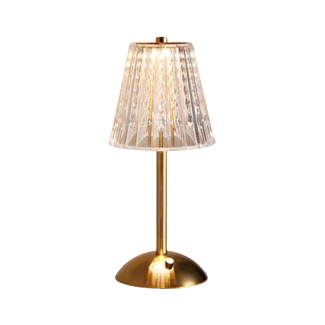 RetroLys – Oppladbar bordlampe med dimbar berøringskontroll