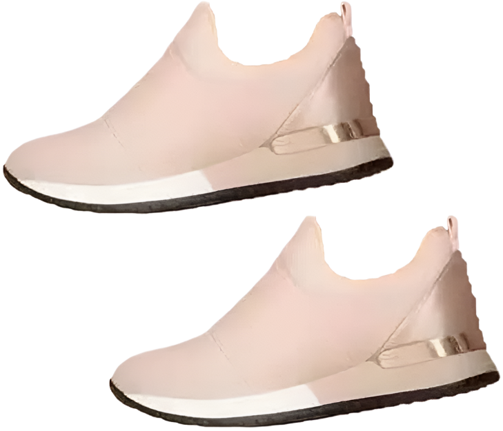 Jean - Smarte og uanstrengte metalliske slip-on joggesko