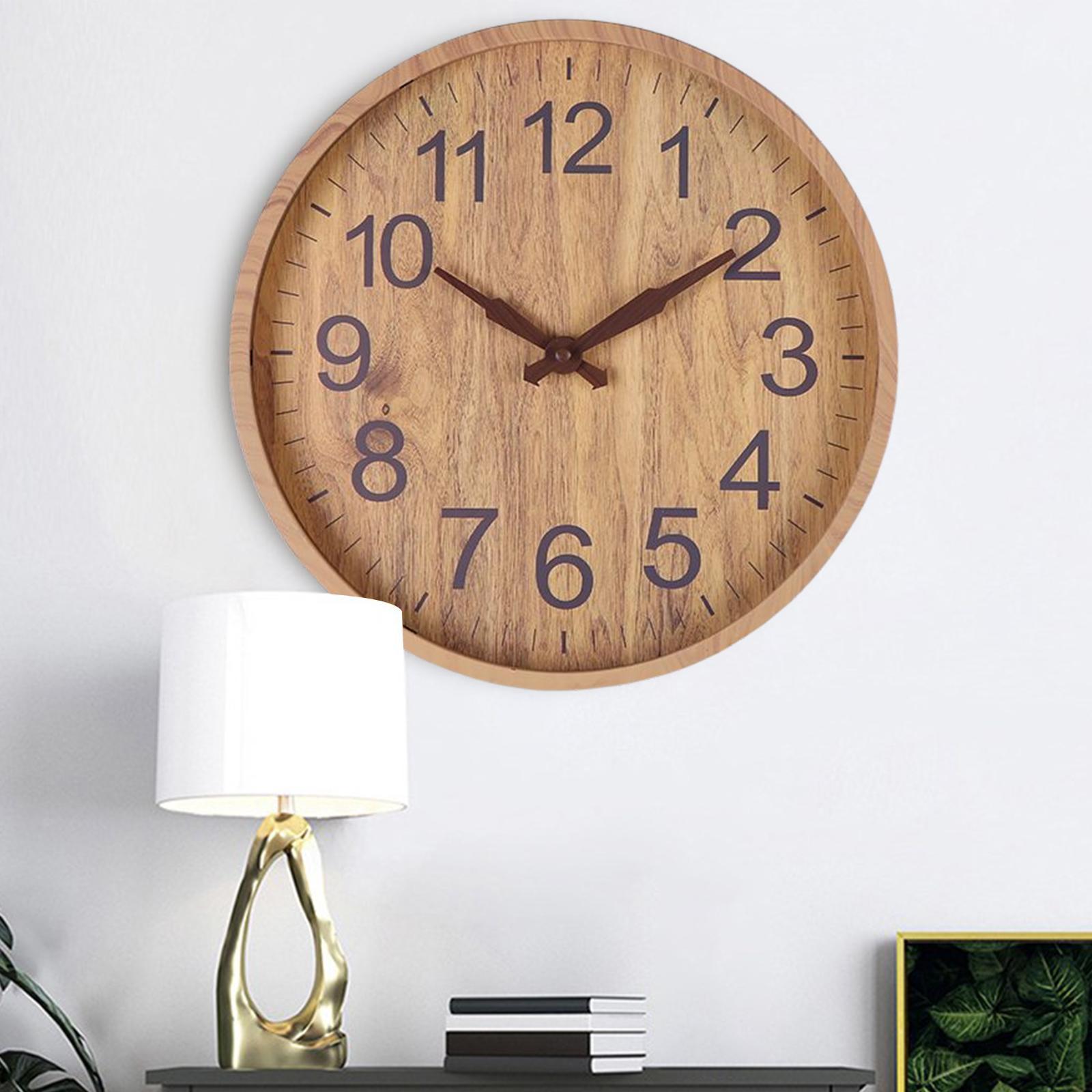 EcoTime håndlaget treklokke - naturlig eleganse
