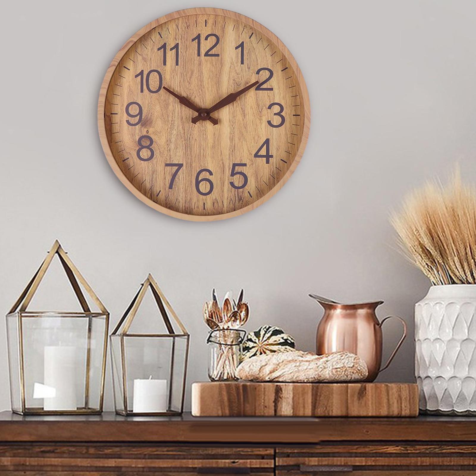 EcoTime håndlaget treklokke - naturlig eleganse