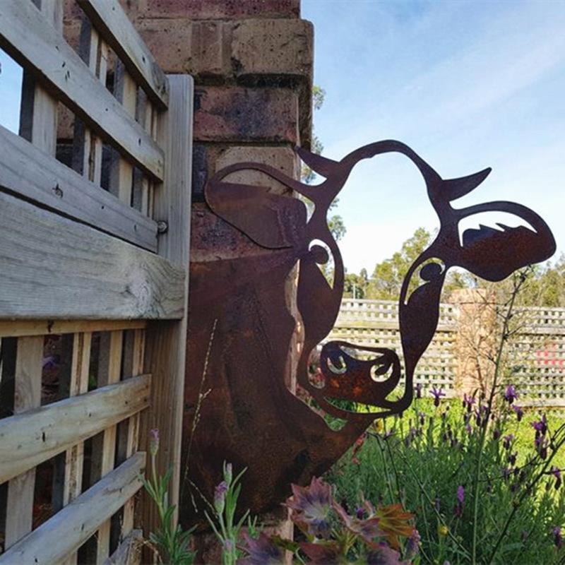 WildPost - Gjerdetoppere med dyresilhuett i metall