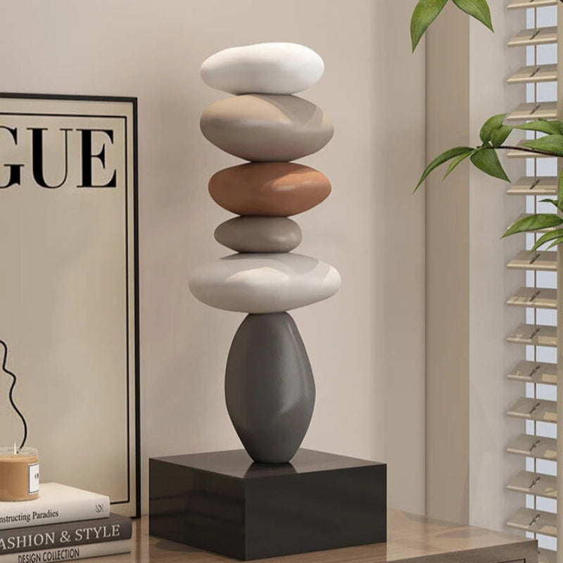 ZenStack – Moderne stablet steinskulptur