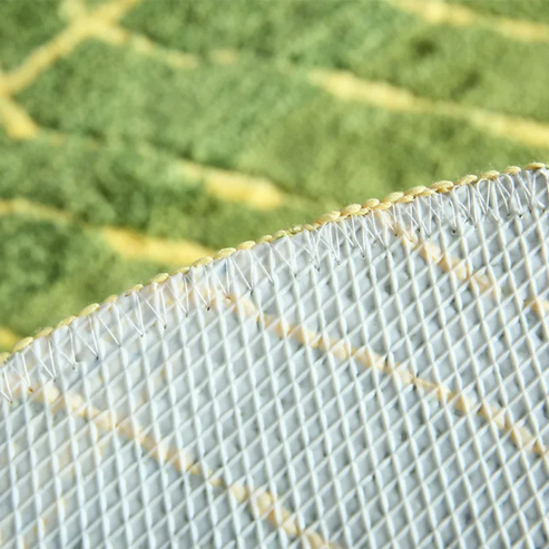 LeafLuxe- Oval dørmatte Naturinspirert plysjteppe
