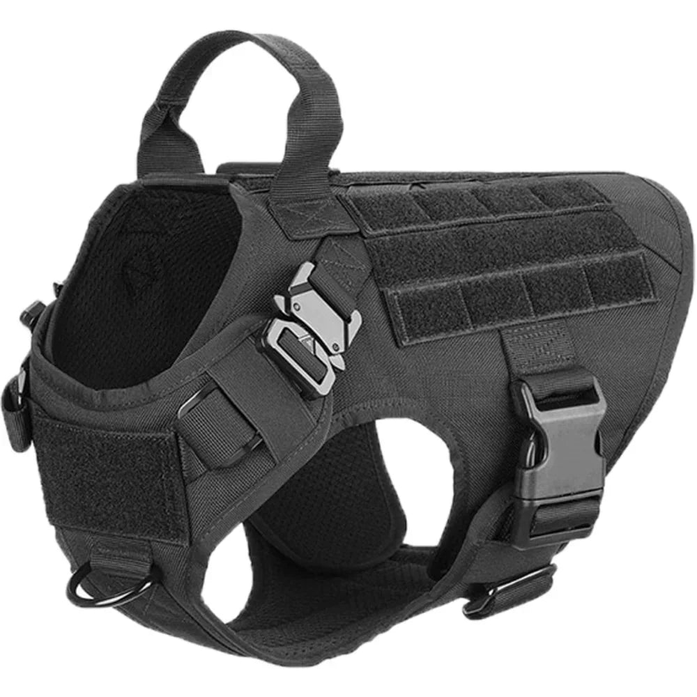 PawsSecur Taktisk Vest for hunder – Anti-pull sele med justerbare paneler