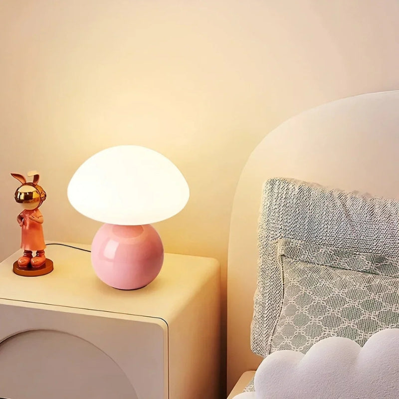 GlowCap - Moderne soppformet bordlampe