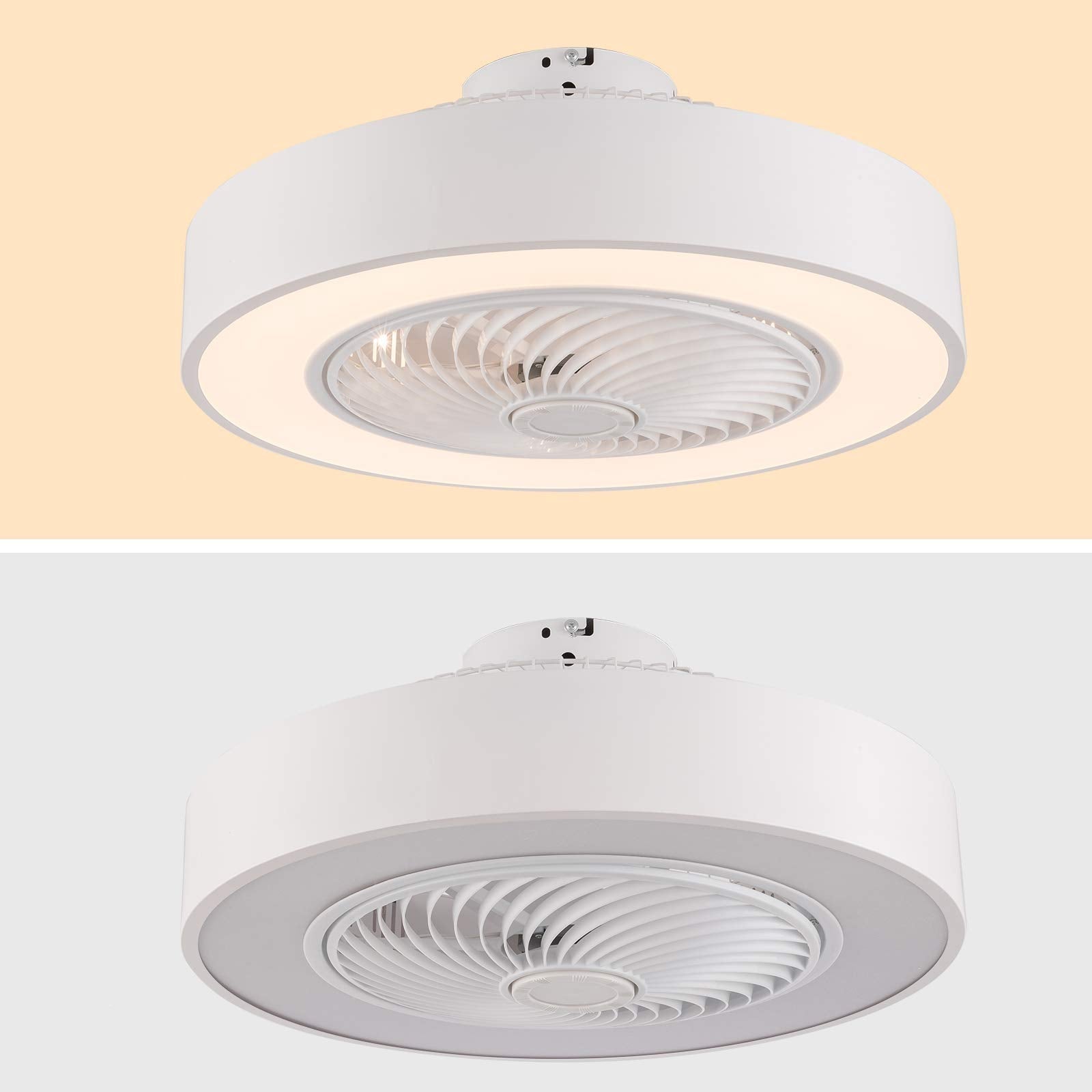 Breeze Glow - Moderne LED takvifte med lys