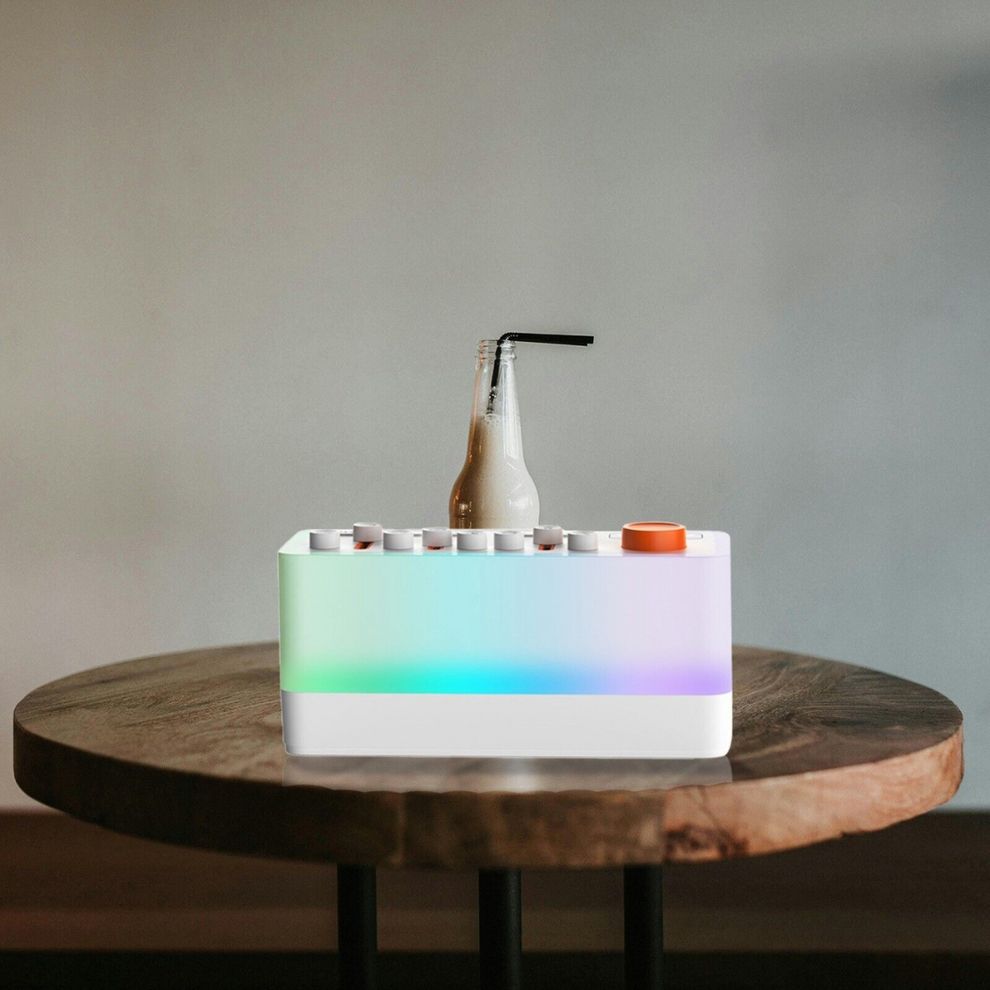 GlowTime - Minimalistisk digital vekkerklokke med varmt nattlys