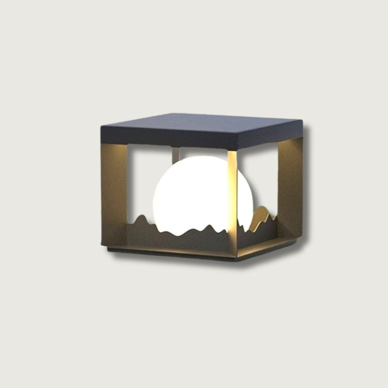 ClaraLux solcellelampe – Moderne vegg- og gulvlampe for utendørs bruk