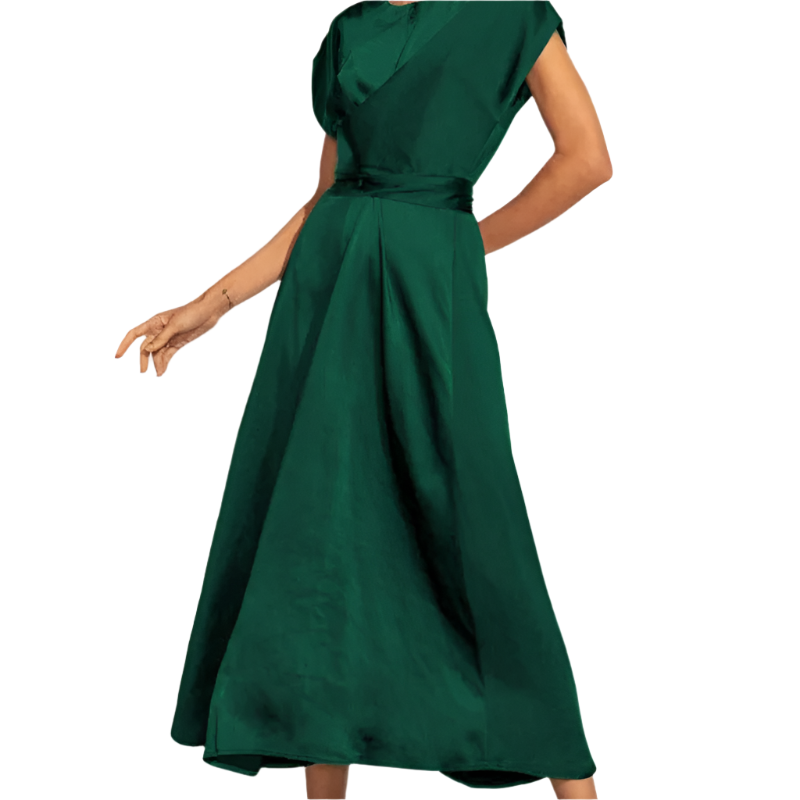 Sofie Elegant Omslagskjole Midi