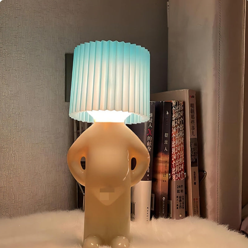 WhimsiGlow - Figurlampe med plissert skjermpersonlighet