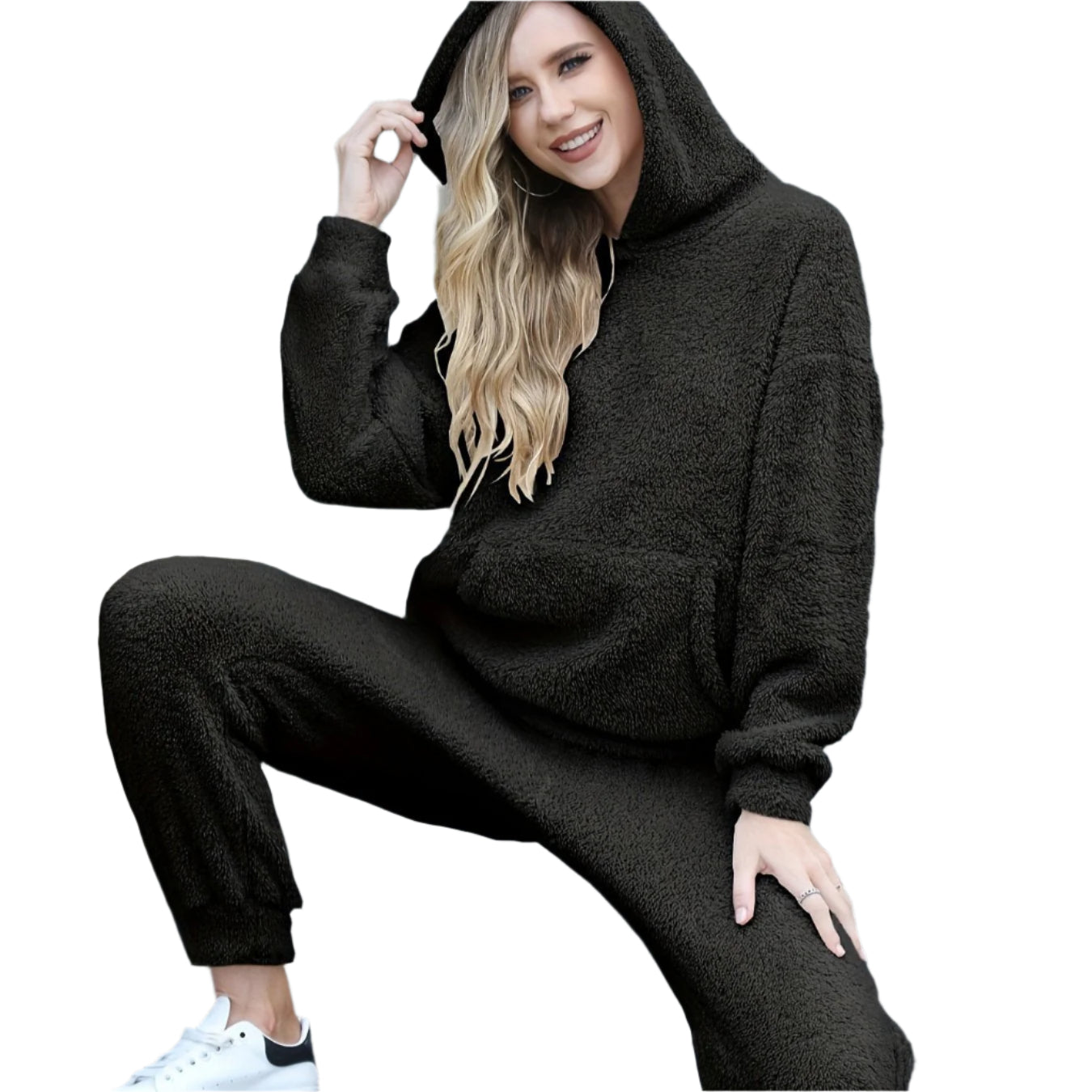 Megan - Fleece-hettegenser og joggersett for kvinner