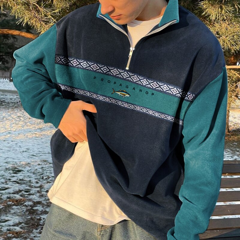 Sander - Klassisk Half Zip Luxe Genser