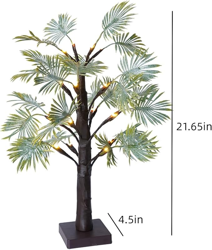 PalmGlow Elegant LED-julepalmelys til juledekorasjon