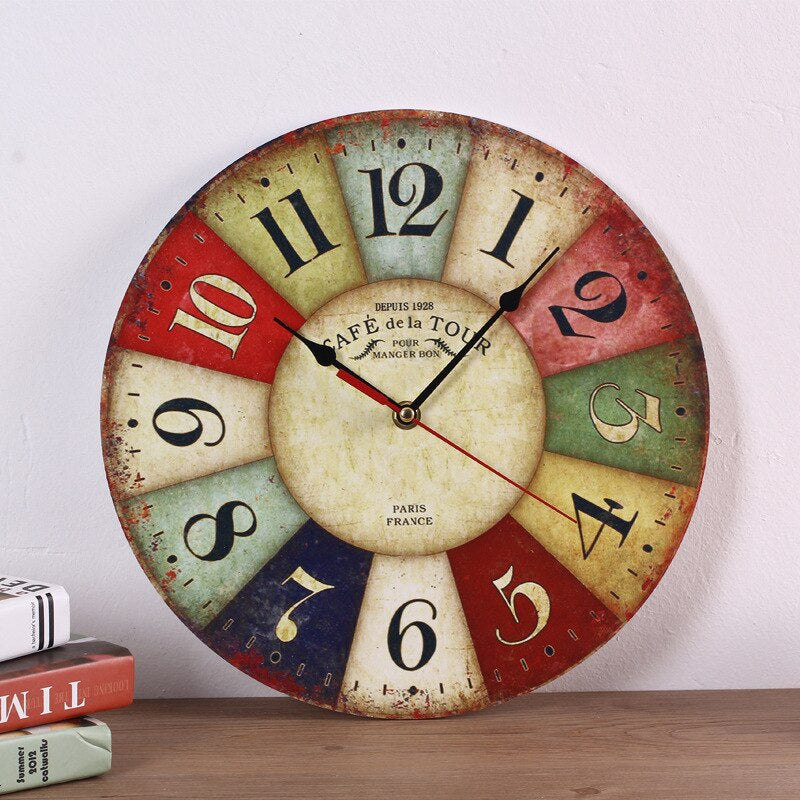 NordicTime Modern Minimalistisk Veggklokke