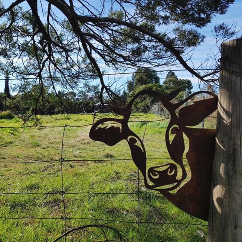 WildPost - Gjerdetoppere med dyresilhuett i metall