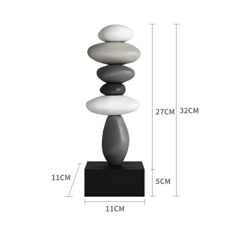 ZenStack – Moderne stablet steinskulptur