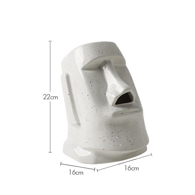 StatueTissue - finurlig Moai-skjerfholder for stilige rom