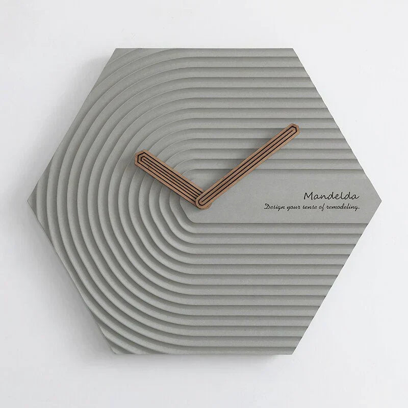 Moderne minimalistisk veggklokke