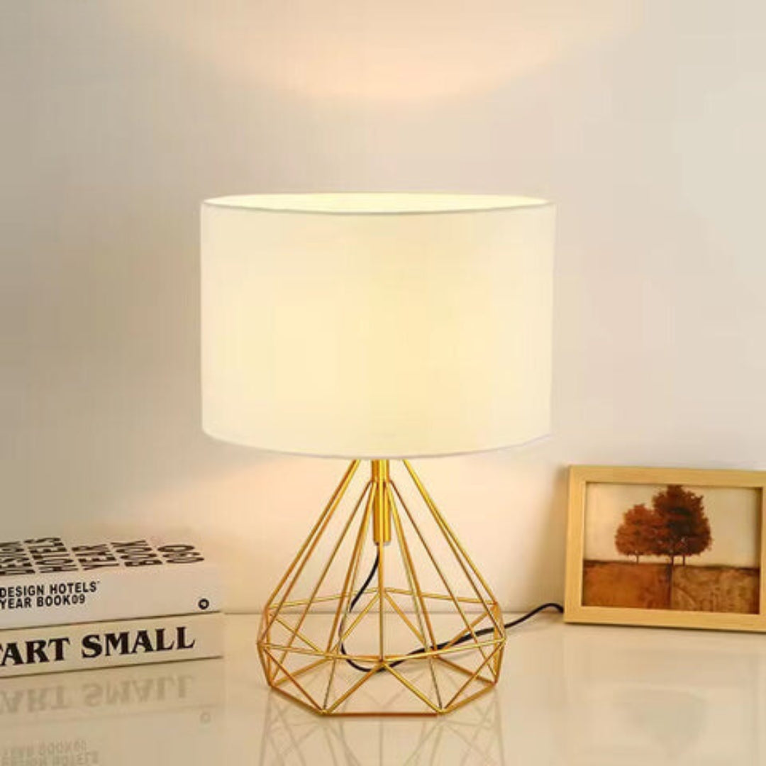Moderne geometrisk trådlampe