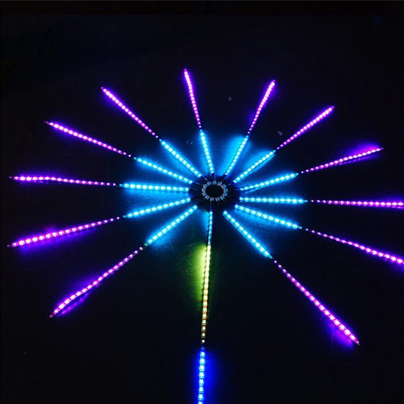 GlowArt Smart LED-vegglampe med fjernkontroll og DIY-lysinnstillinger