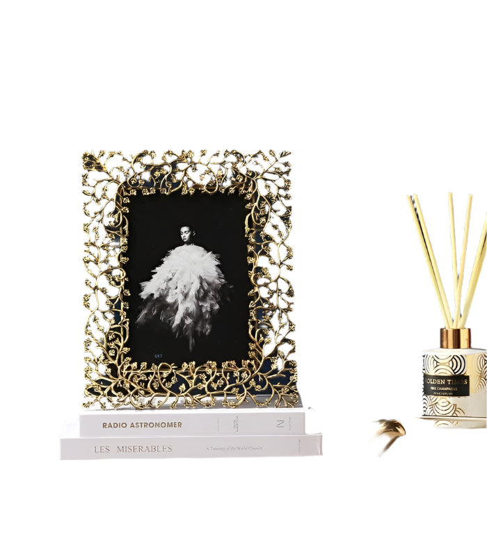 LeafLuxe – Elegant botanisk inspirert fotoramme