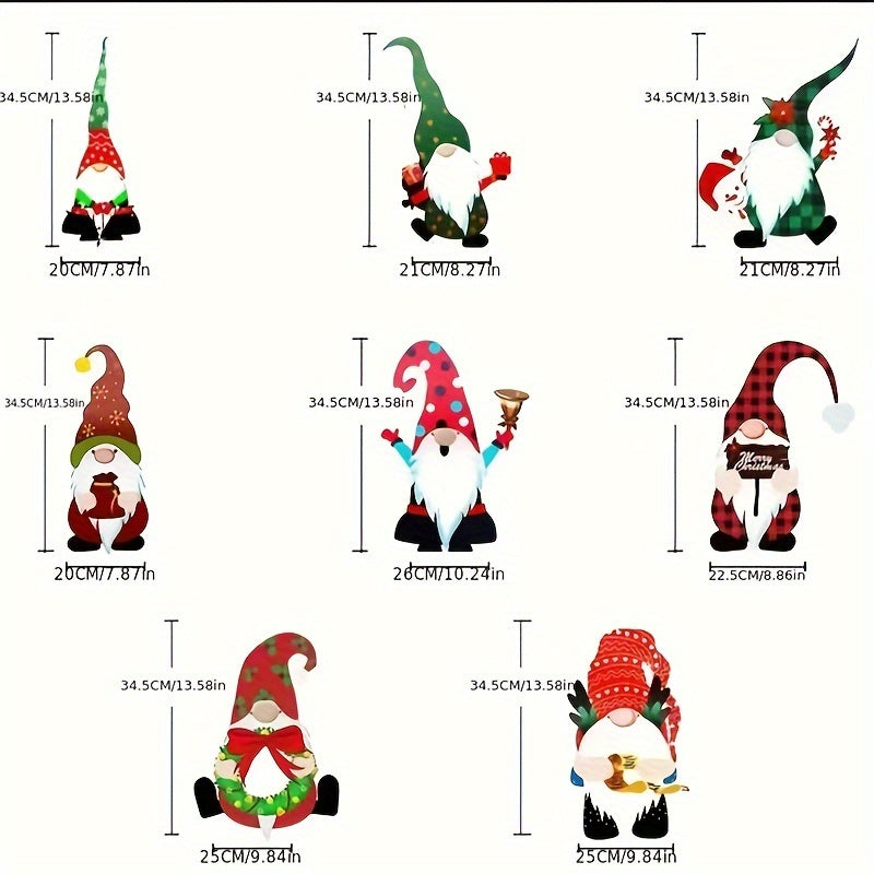 Jolly | 8 sett med juledekorasjoner av dverger