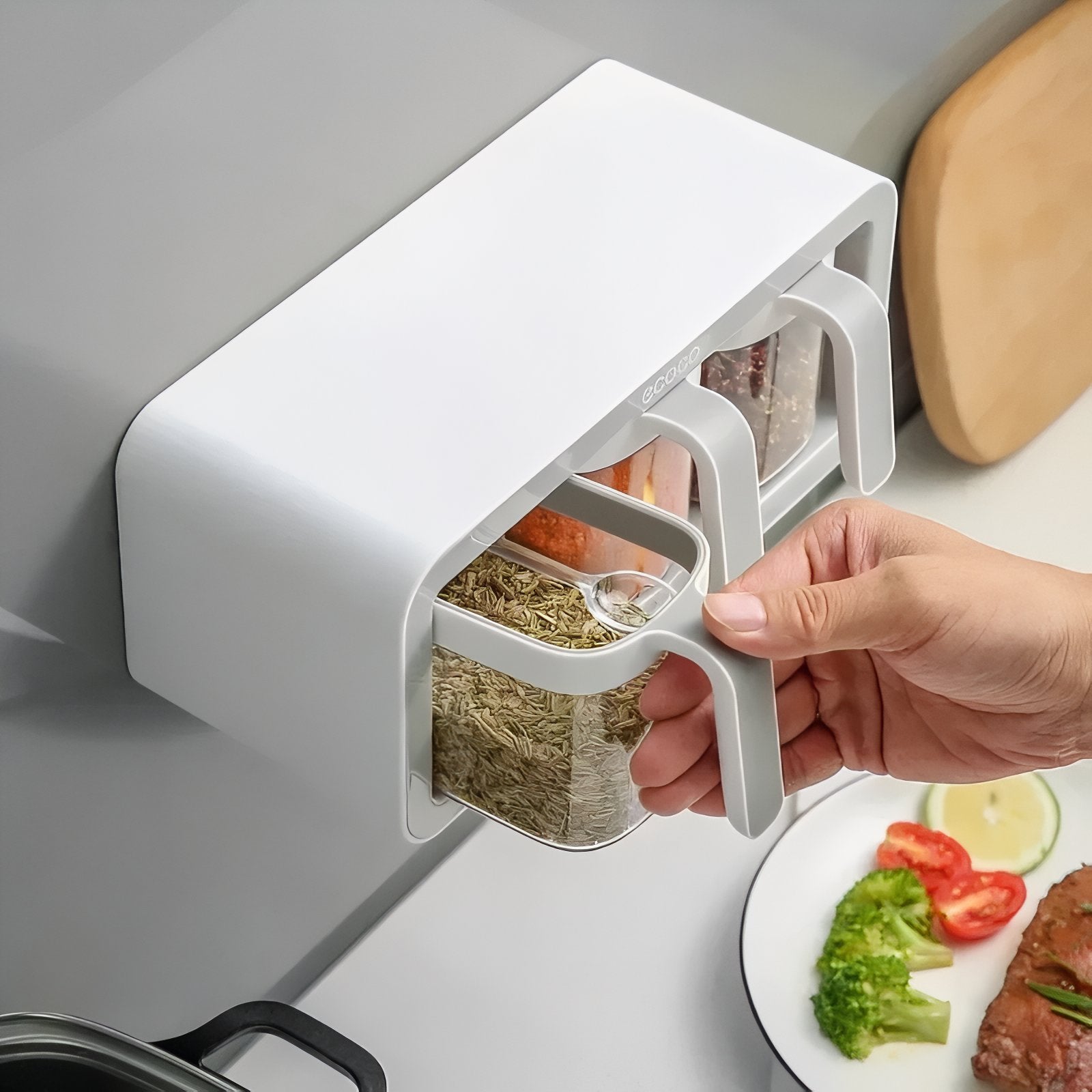 SpiceStack - Klar stablebar krydderbeholder