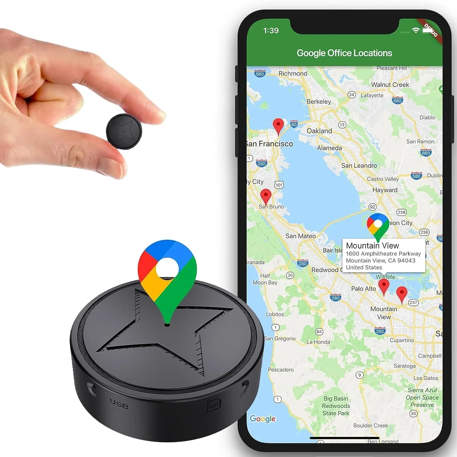 MiniTrack - Kraftig magnetisk GPS-sporing