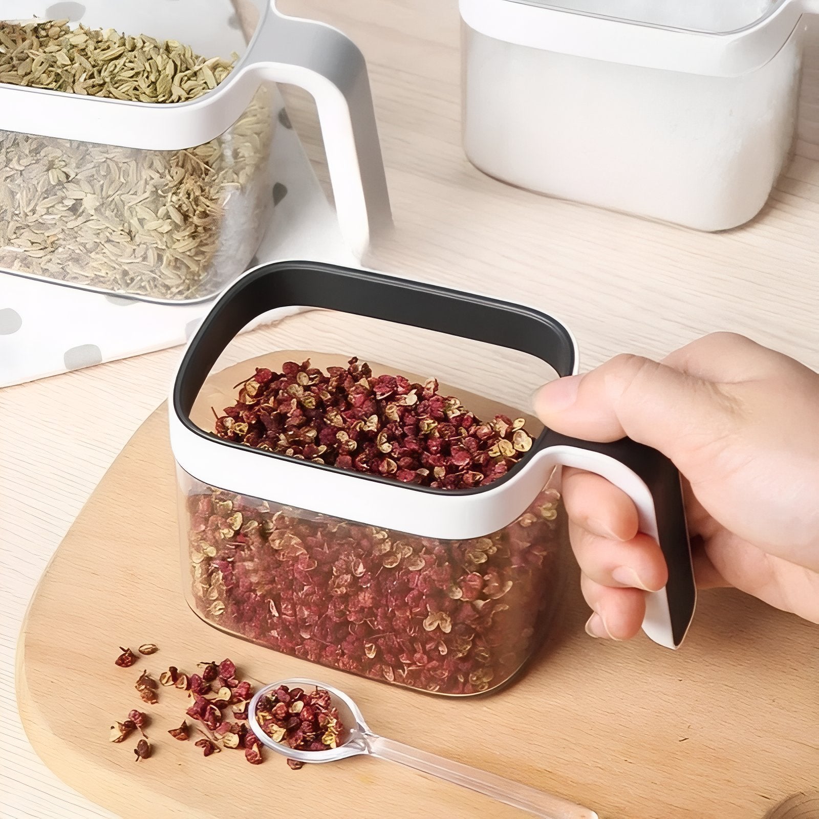 SpiceStack - Klar stablebar krydderbeholder