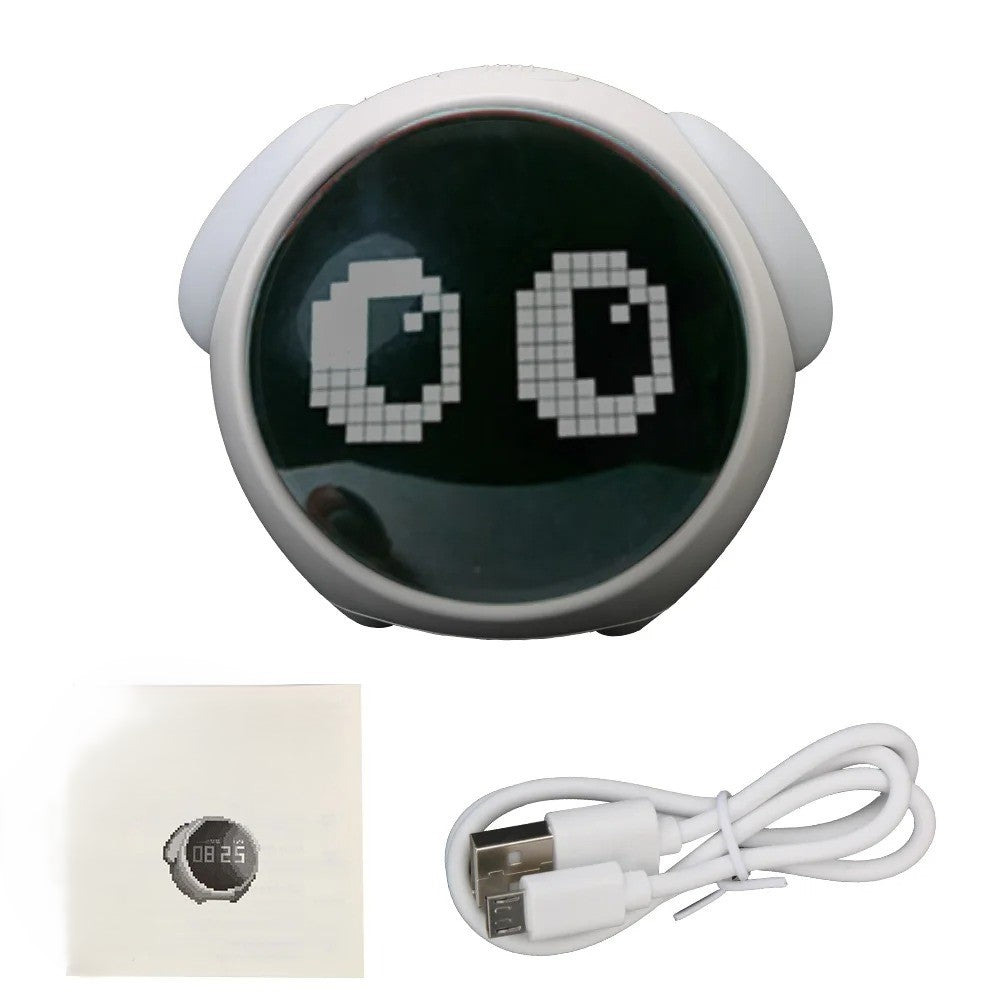 EmojiTime LED-vekkerklokke – morsom og uttrykksfull digital skjerm