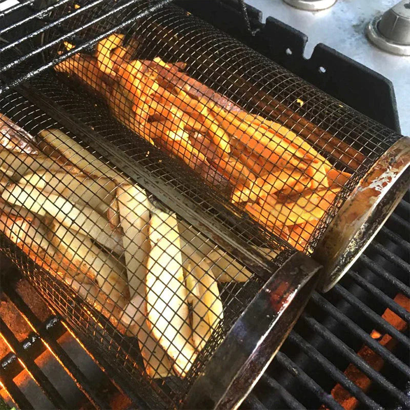 GrillMaster - DuoLock Grillkurv i rustfritt stål