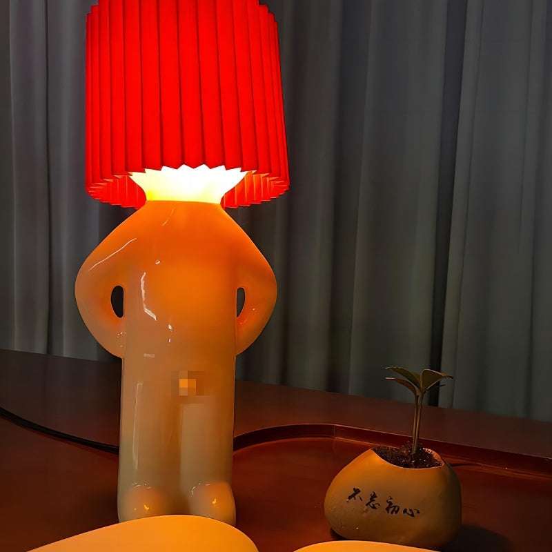 WhimsiGlow - Figurlampe med plissert skjermpersonlighet