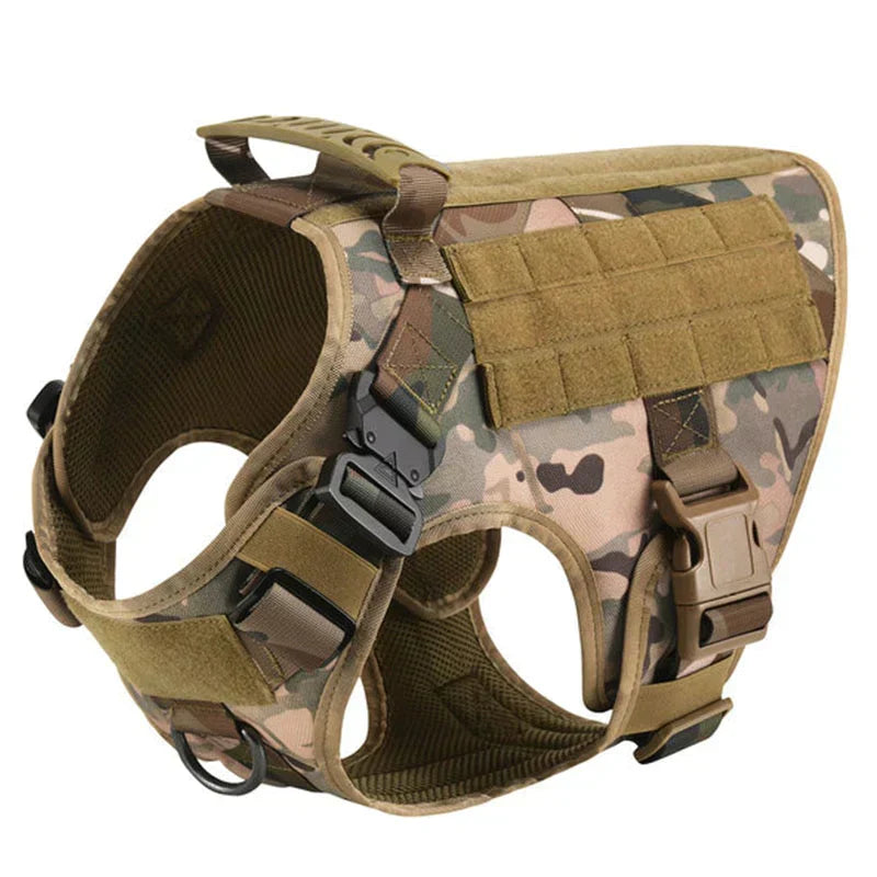 PawsSecur Taktisk Vest for hunder – Anti-pull sele med justerbare paneler