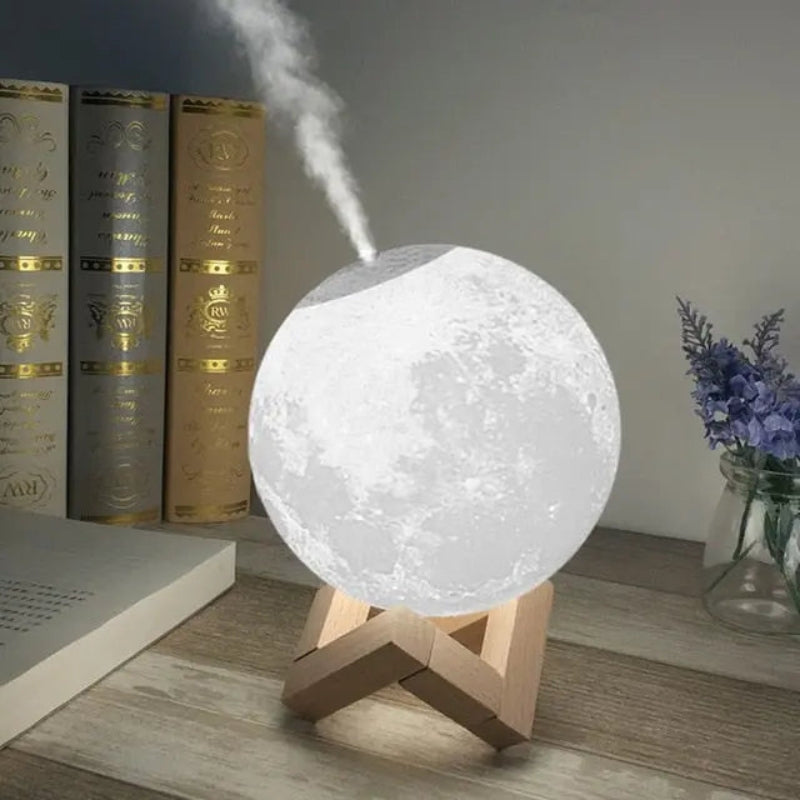 MistLume oppladbar lampe og luftfukter