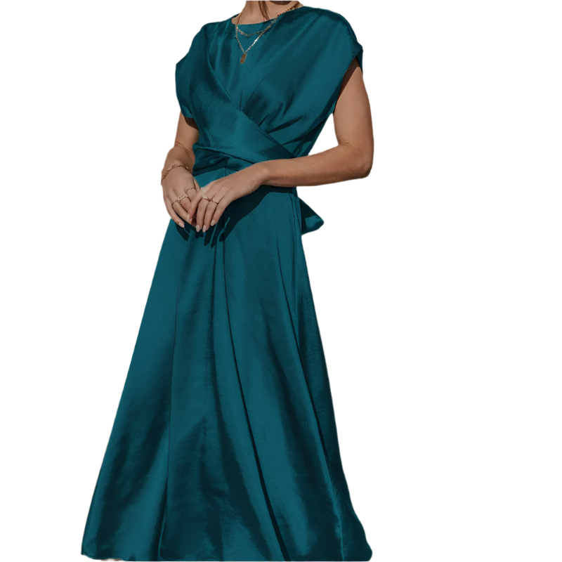 Sofie Elegant Omslagskjole Midi