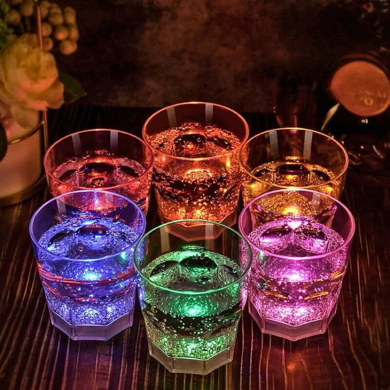 LumiFlute – Fargeskiftende LED-champagneglass