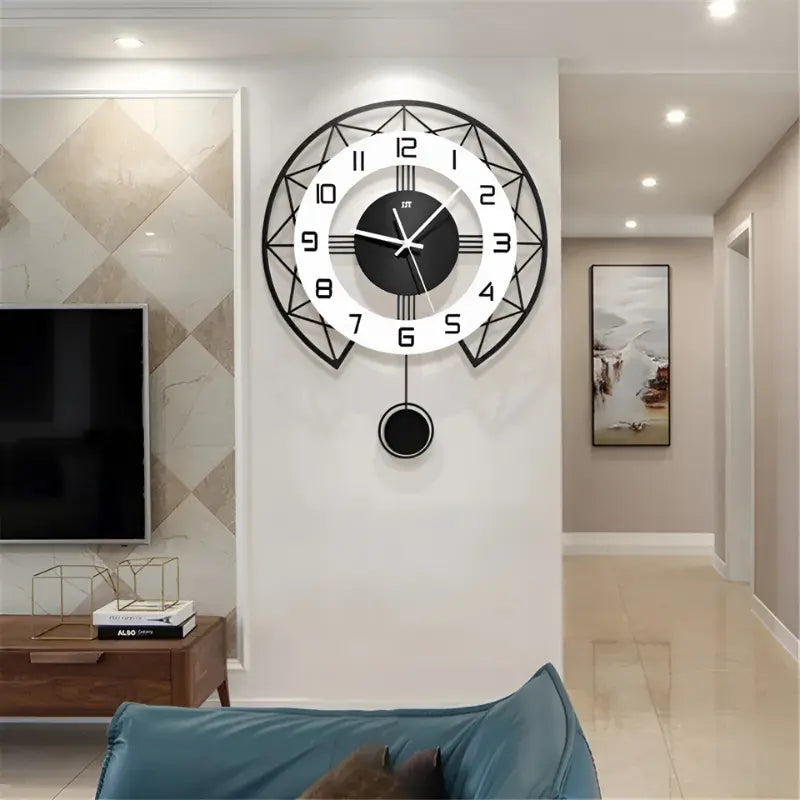 SilentForm moderne veggklokke