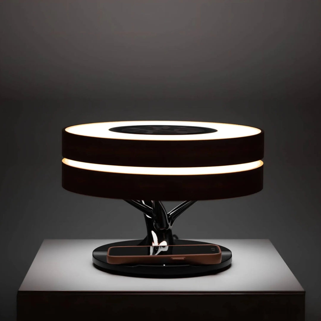LumiNest LED-bordlampe – varmt lys og minimalistisk naturlig design