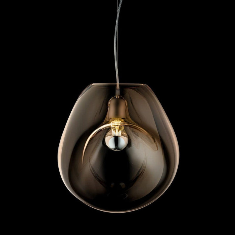 Dråbelux Elegant Glass Pendellampe – Stilig Takbelysning med Mykt Lys