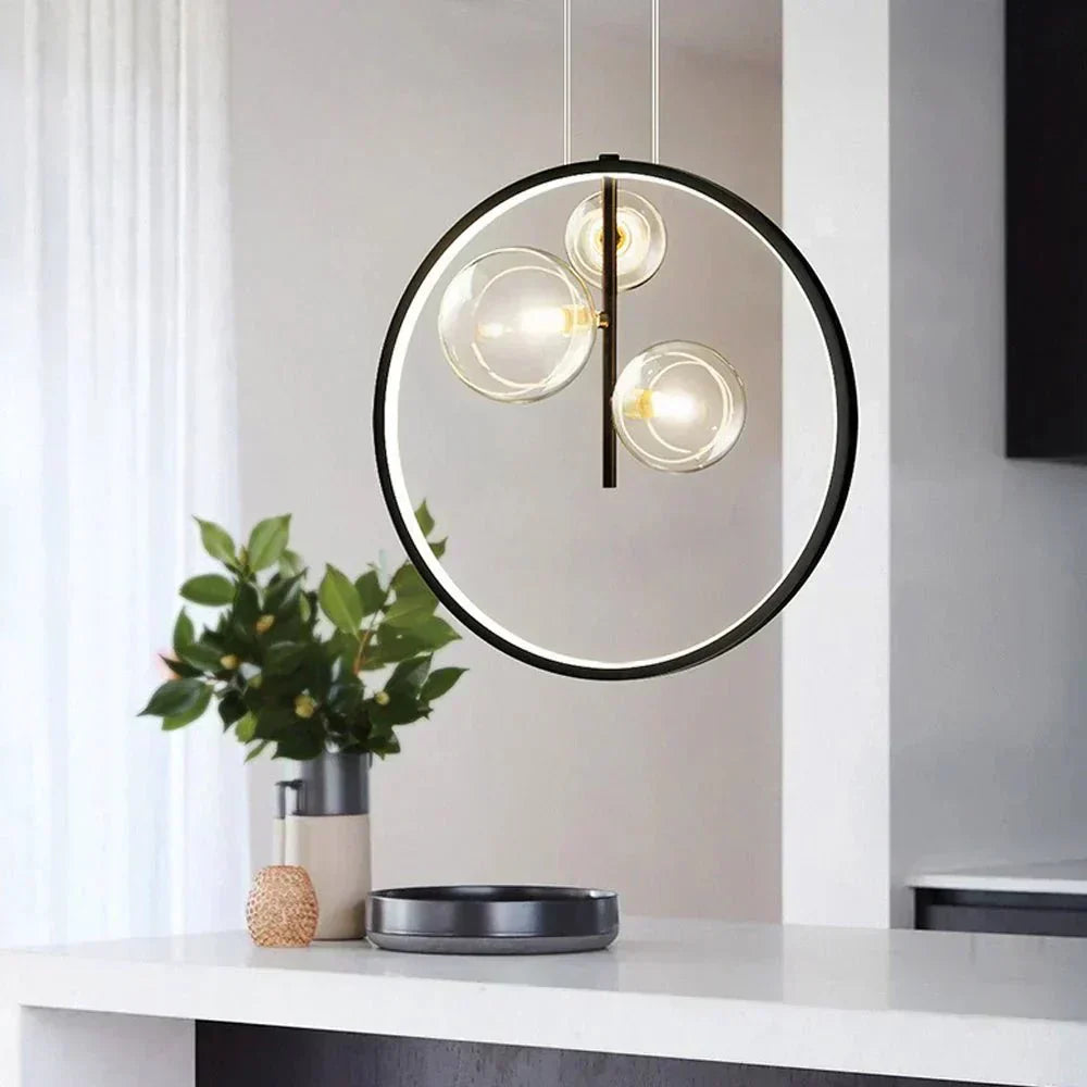 LumaSky – Elegant flytende pendel med myk belysning