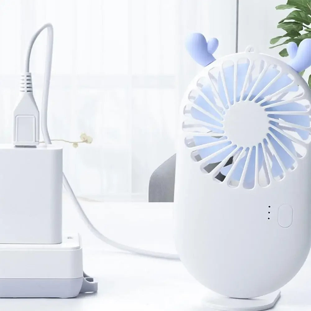 CoolFlow bærbar USB-oppladbar håndholdt vifte